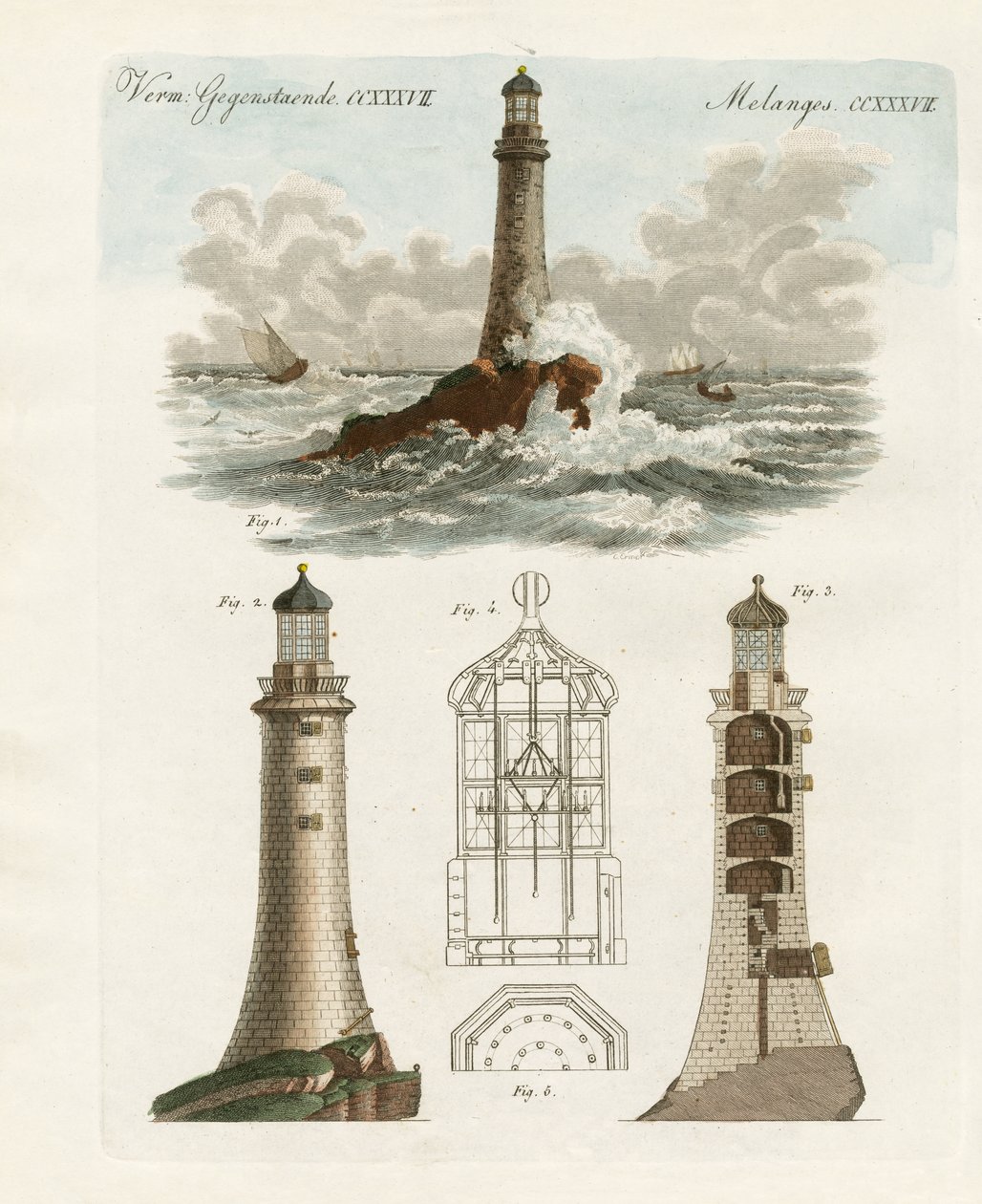 El faro de Eddystone de German School