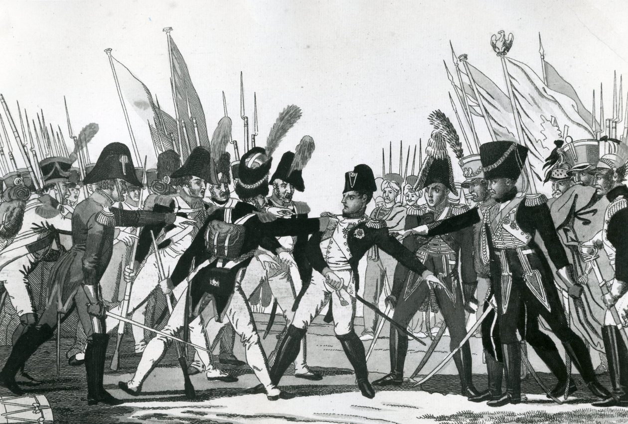 El fin de Napoleón como emperador de German School