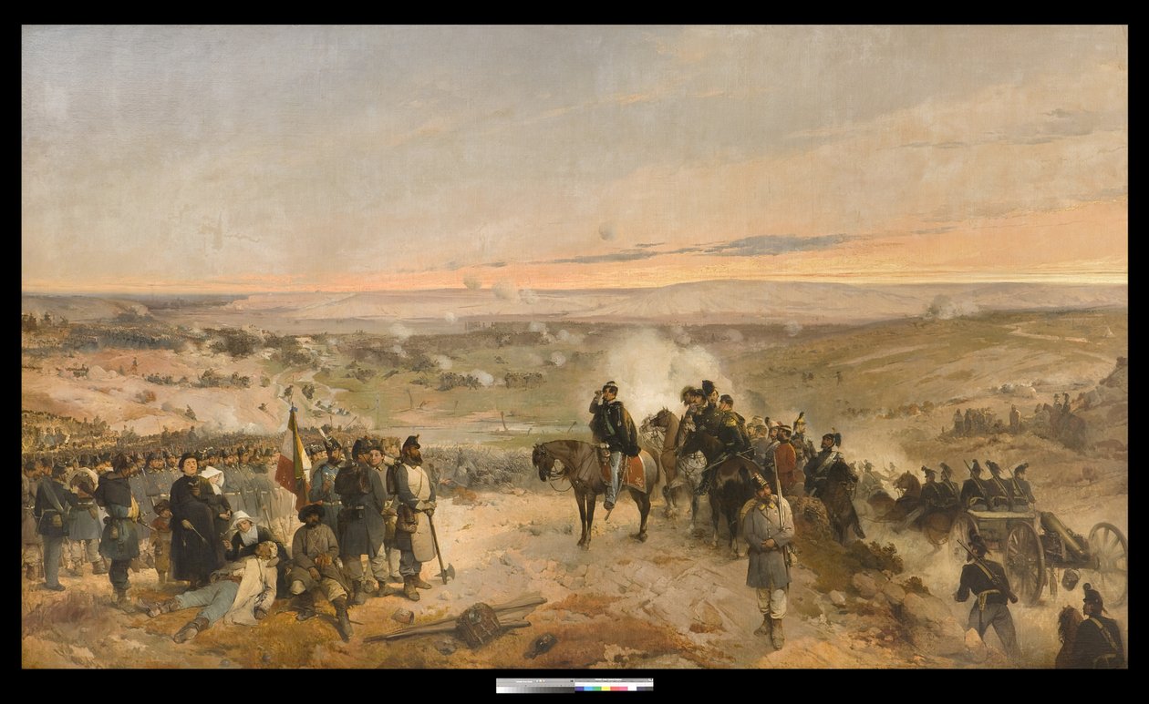 Batalla de Chernaya de Gerolamo Induno