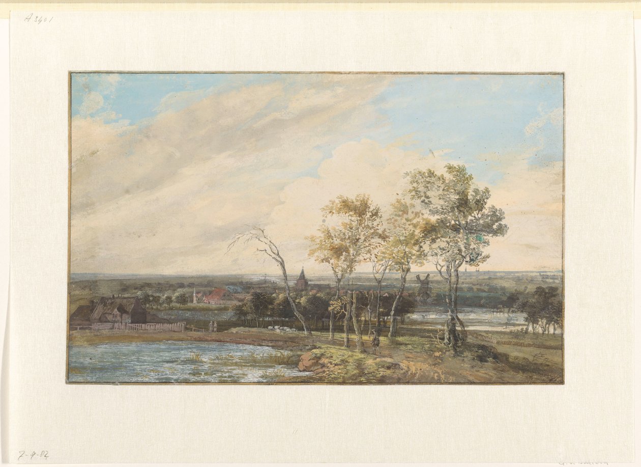 Paisaje fluvial de Gerrit Battem