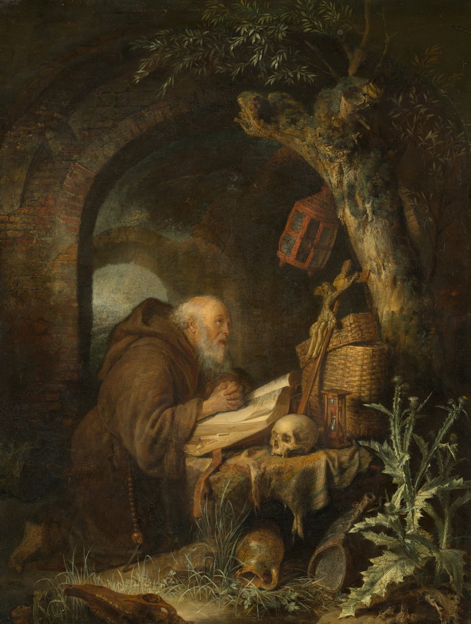 El ermitaño de Gerrit Dou