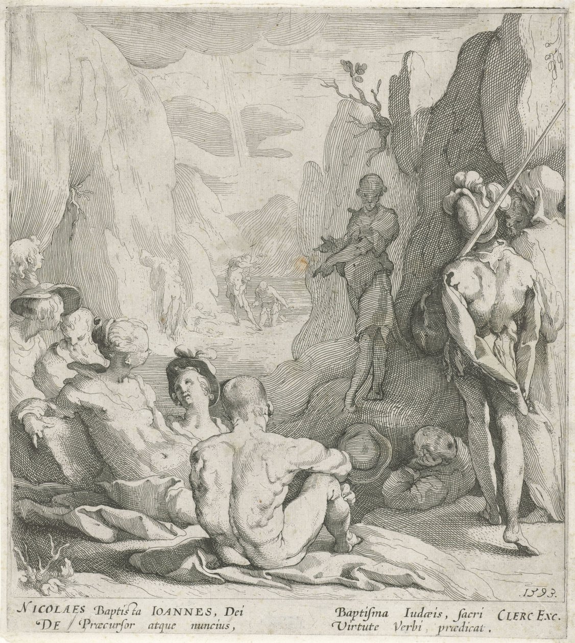 Predicación de Juan el Bautista de Gerrit Pietersz. Sweelink