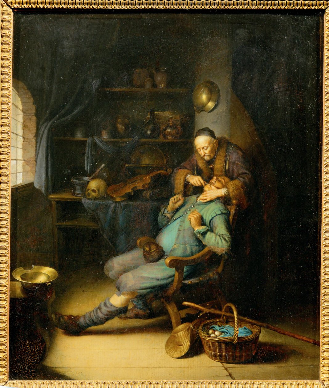 El dentista ... de Gerrit or Gerard Dou