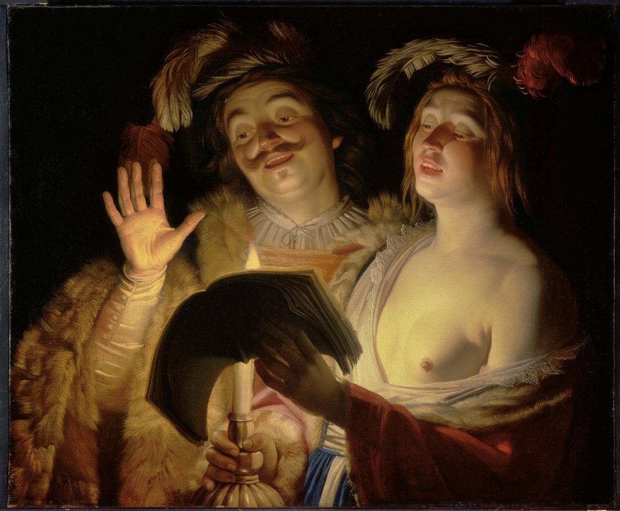 El dúo, 1624 de Gerrit van Honthorst