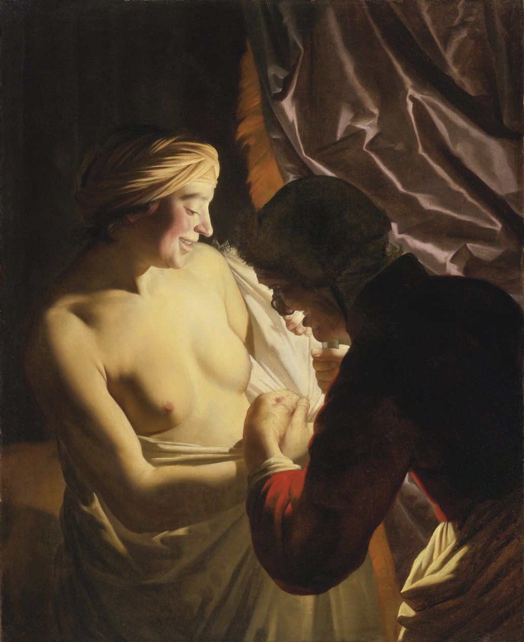 La Caza de Pulgas, c. 1620 de Gerrit van Honthorst