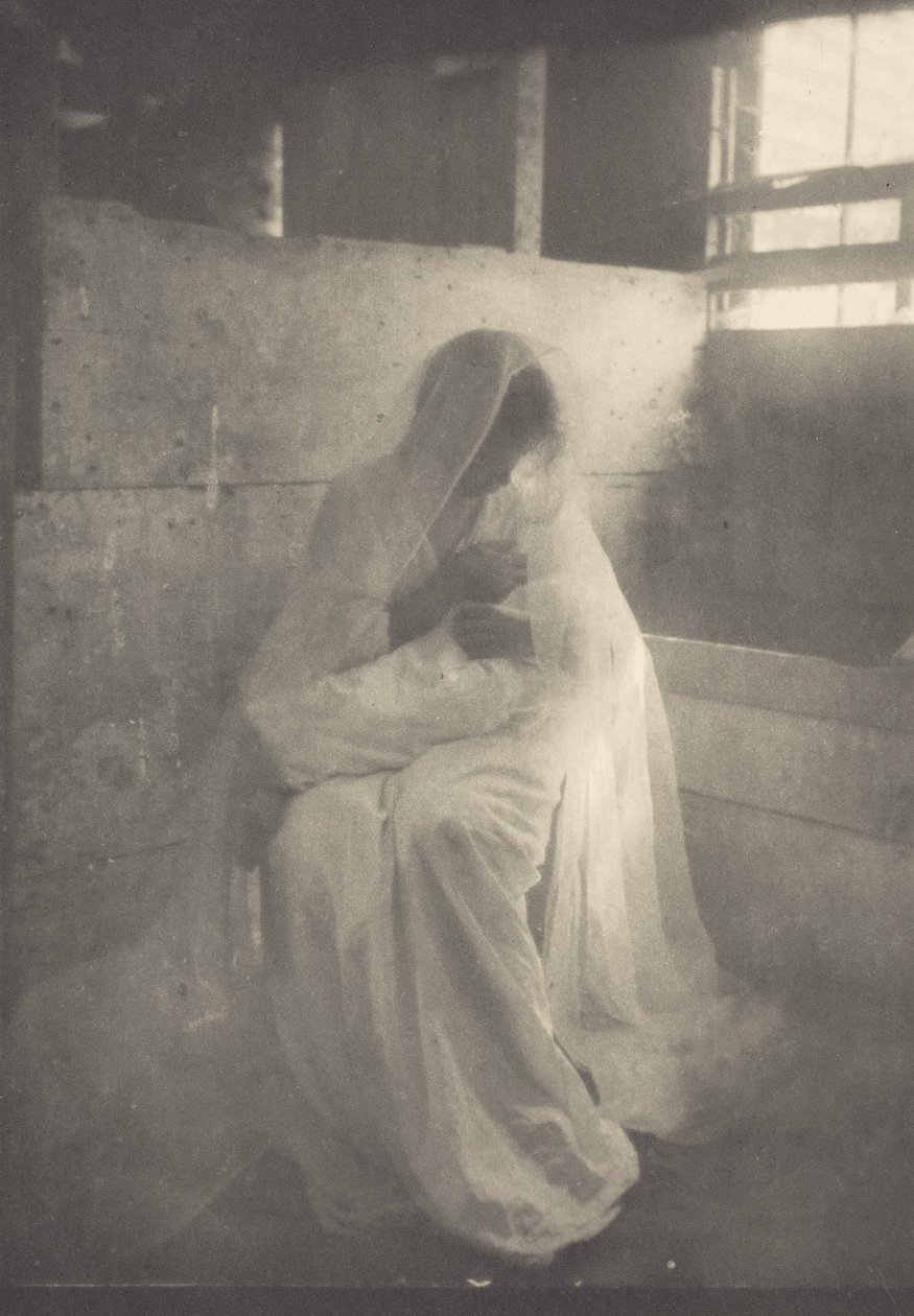 El Pesebre,c.1900 (foto) de Gertrude Käsebier