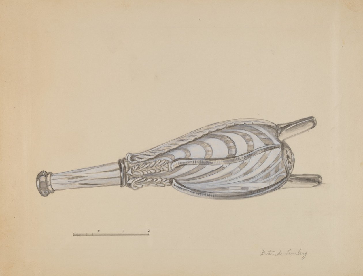 Botella de Fuelle, c. 1936 de Gertrude Lemberg