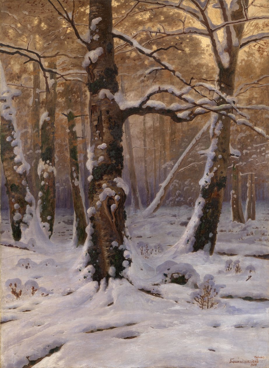 Mañana de invierno, 1907-1909 de Gevorg Bashindzhagyan