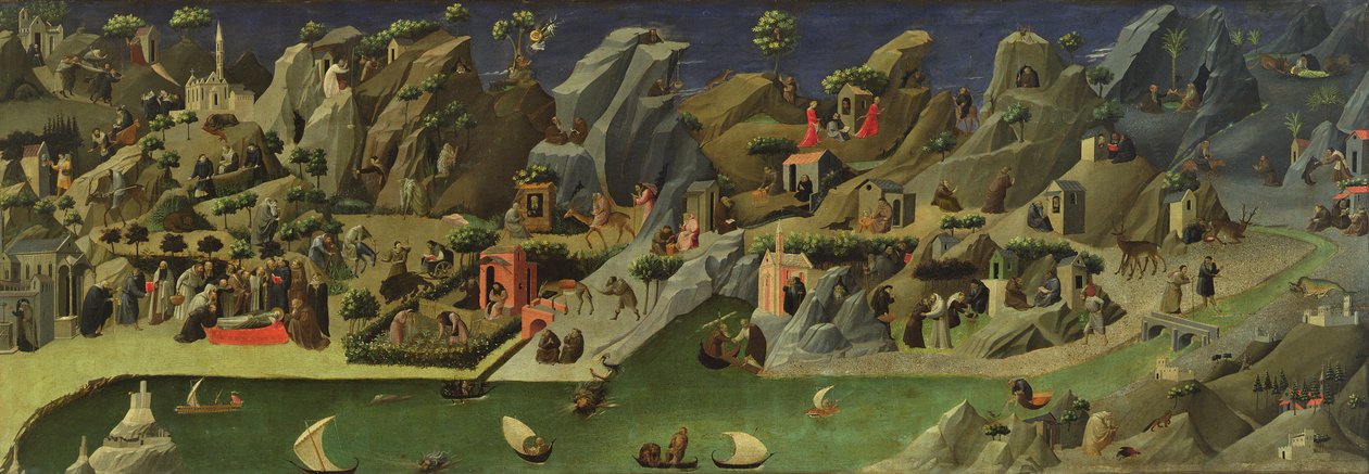 La Tebaida, c.1410 de Gherardo Starnina