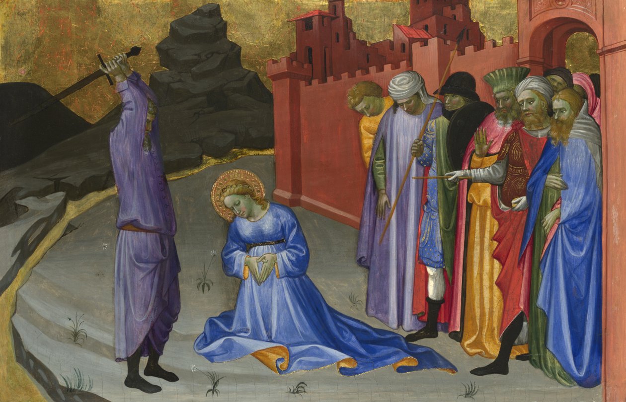 La decapitación de Santa Margarita, c.1410 de Gherardo Starnina