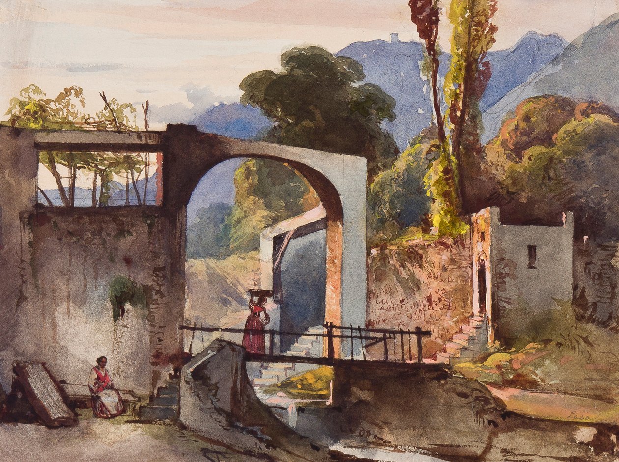 Posiblemente el Belvedere en Sorrento, con adiciones del Príncipe Francesco d