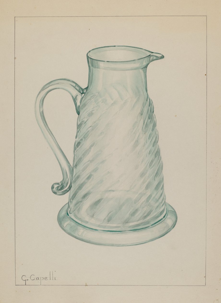 Jarra de Melaza, c. 1937 de Giacinto Capelli