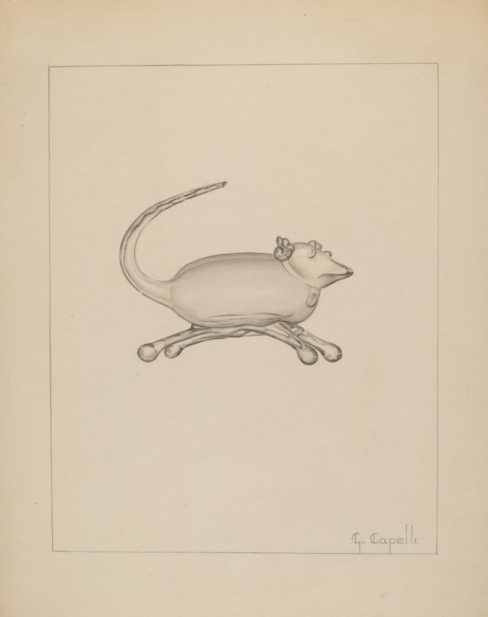 Ratón, c. 1937 de Giacinto Capelli