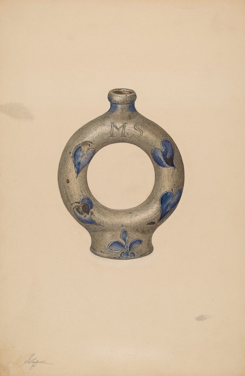 Botella de anillo, c. 1940 de Giacinto Capelli
