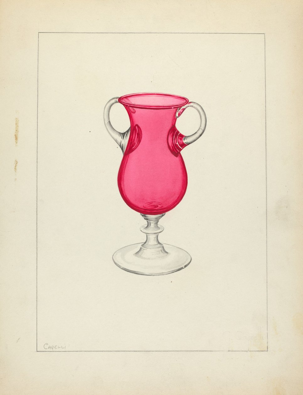 Jarrón, c. 1940 de Giacinto Capelli