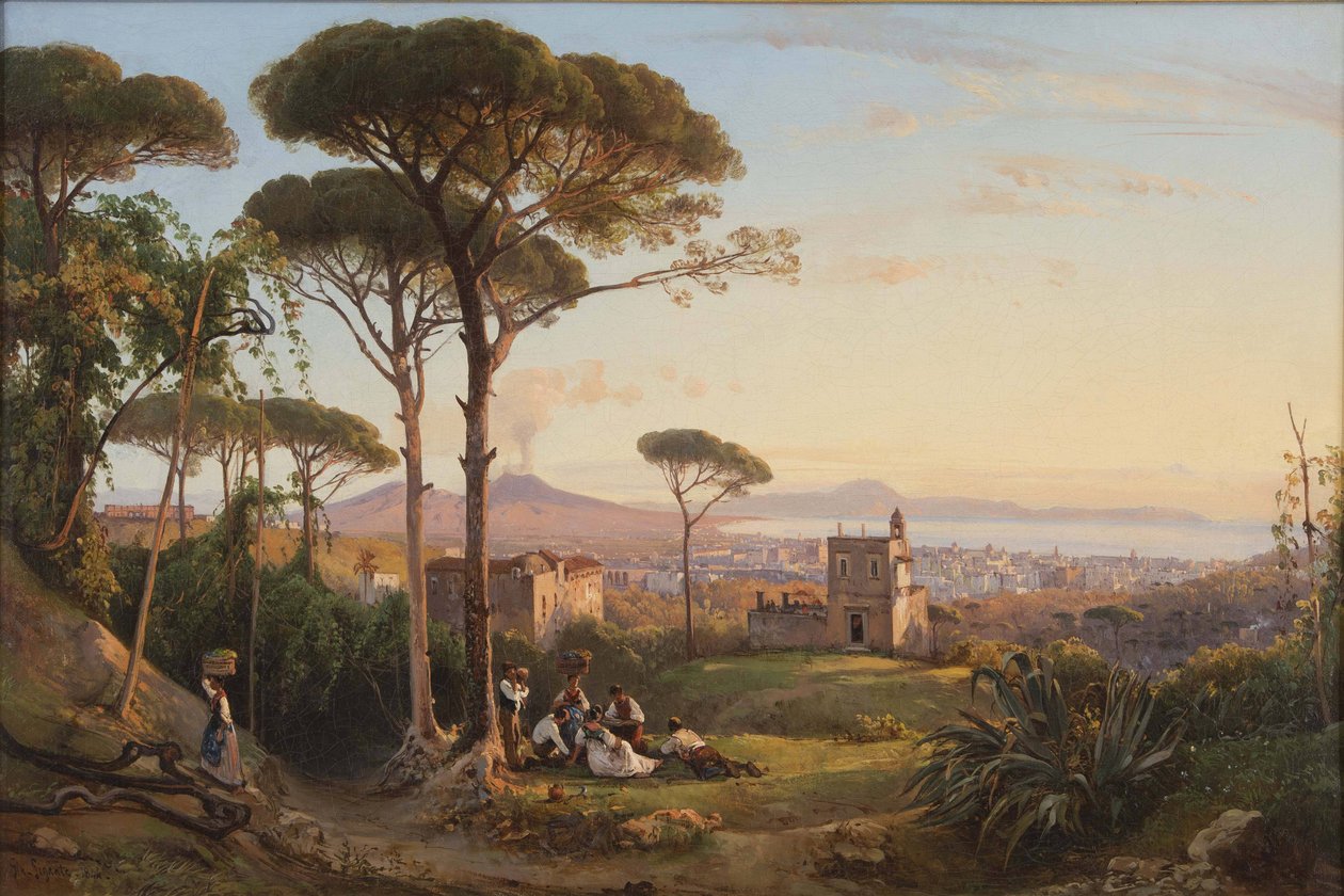 Nápoles visto desde La Conocchia, 1844 de Giacinto Gigante