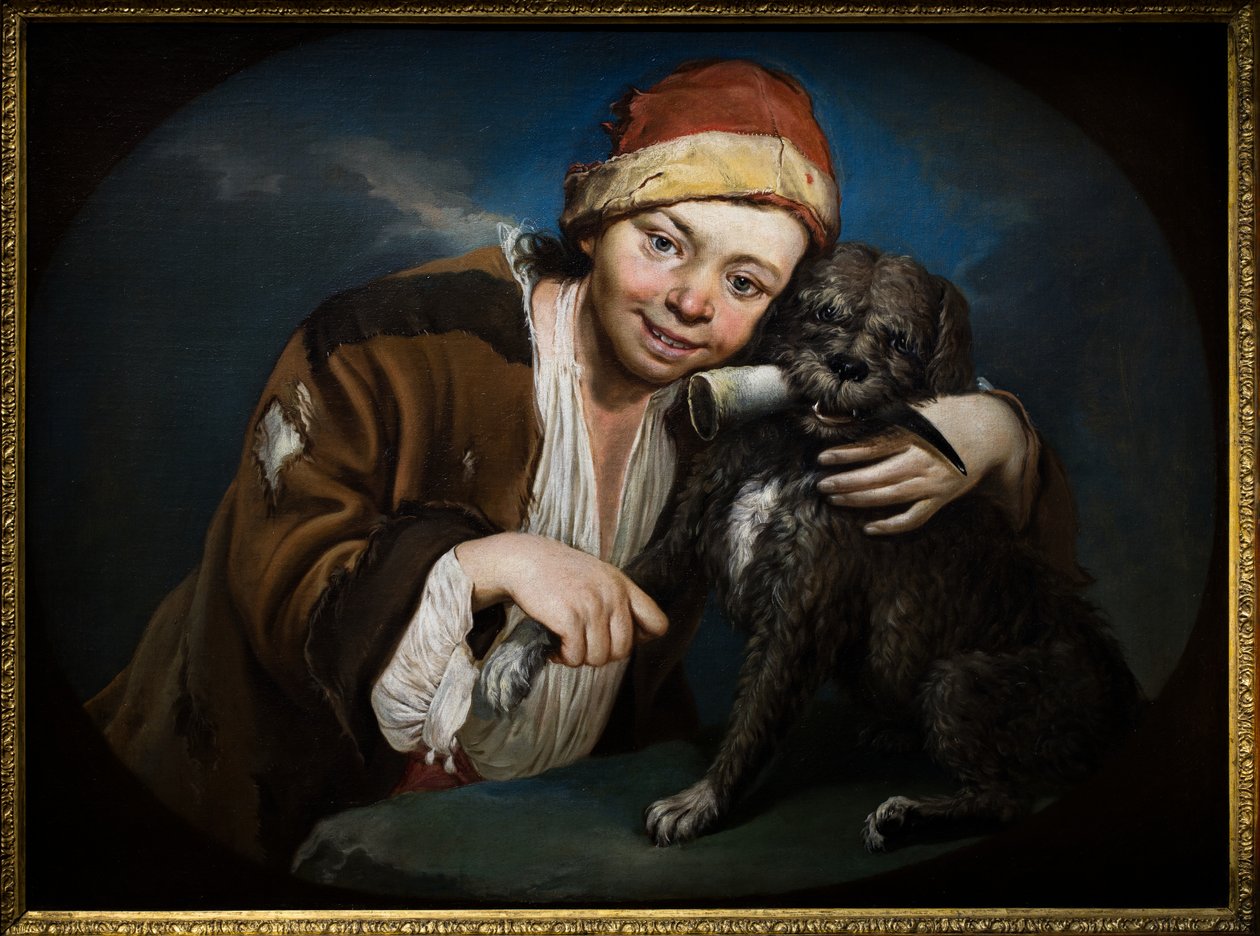 Niño con perro de Giacomo (1698 1767) Ceruti