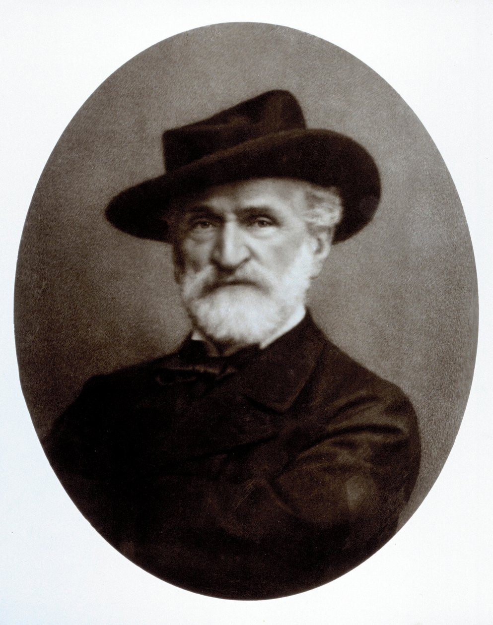 Retrato de Giuseppe Verdi de Giacomo Brogi