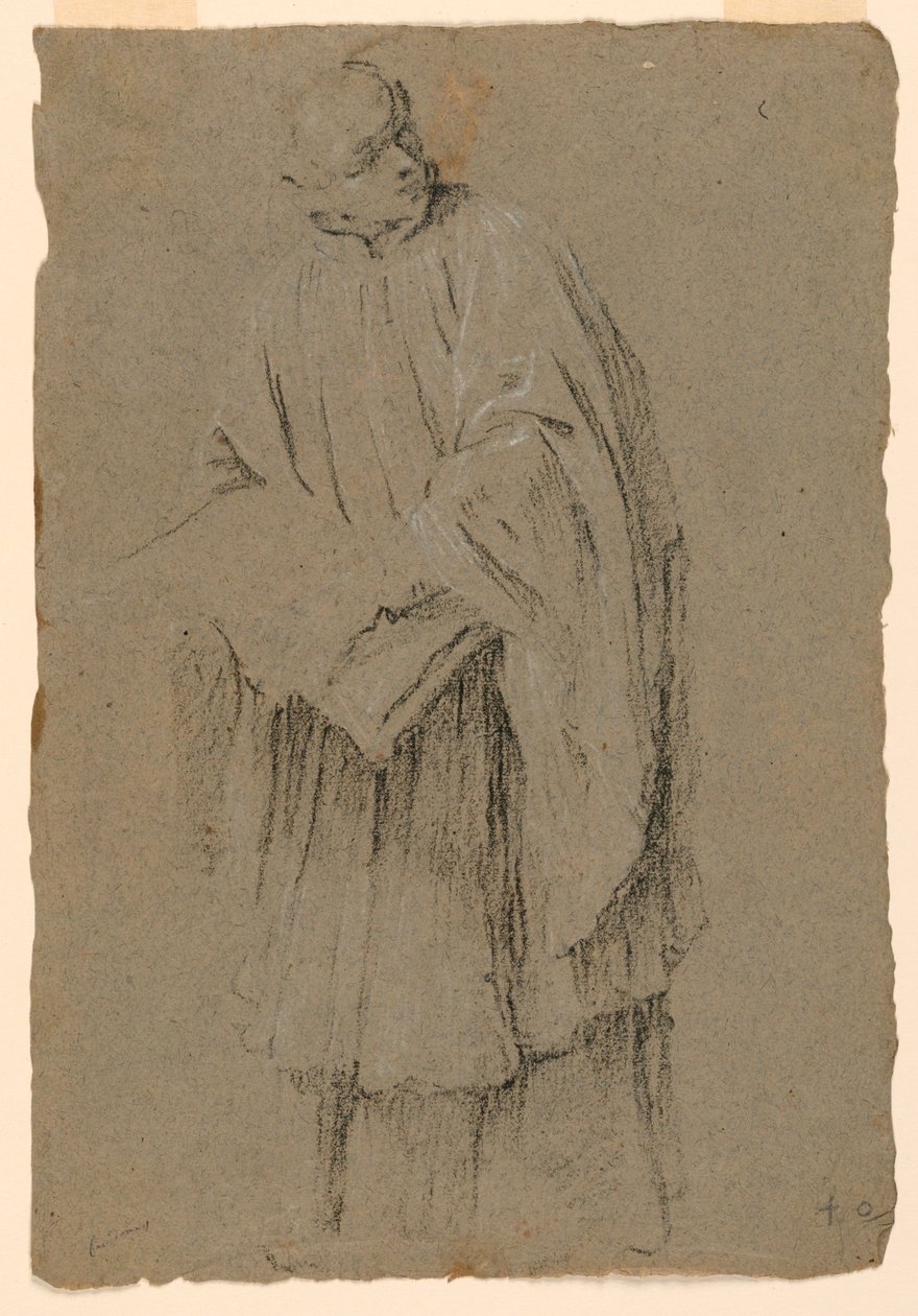 Un joven sacerdote de Giacomo Cavedone