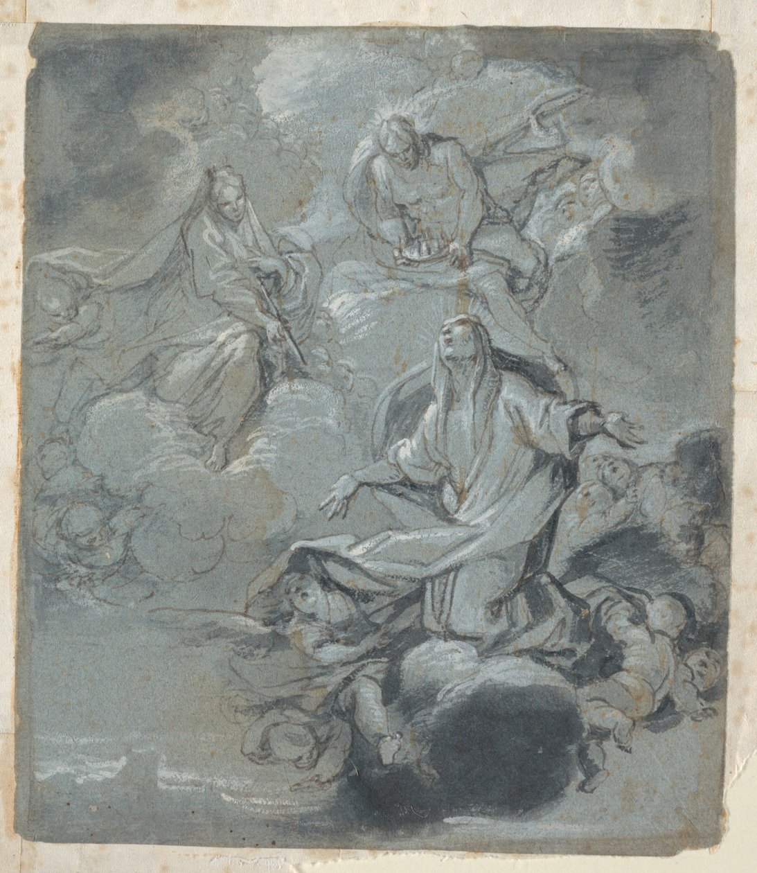 Apoteosis de una santa de Giacomo Farelli