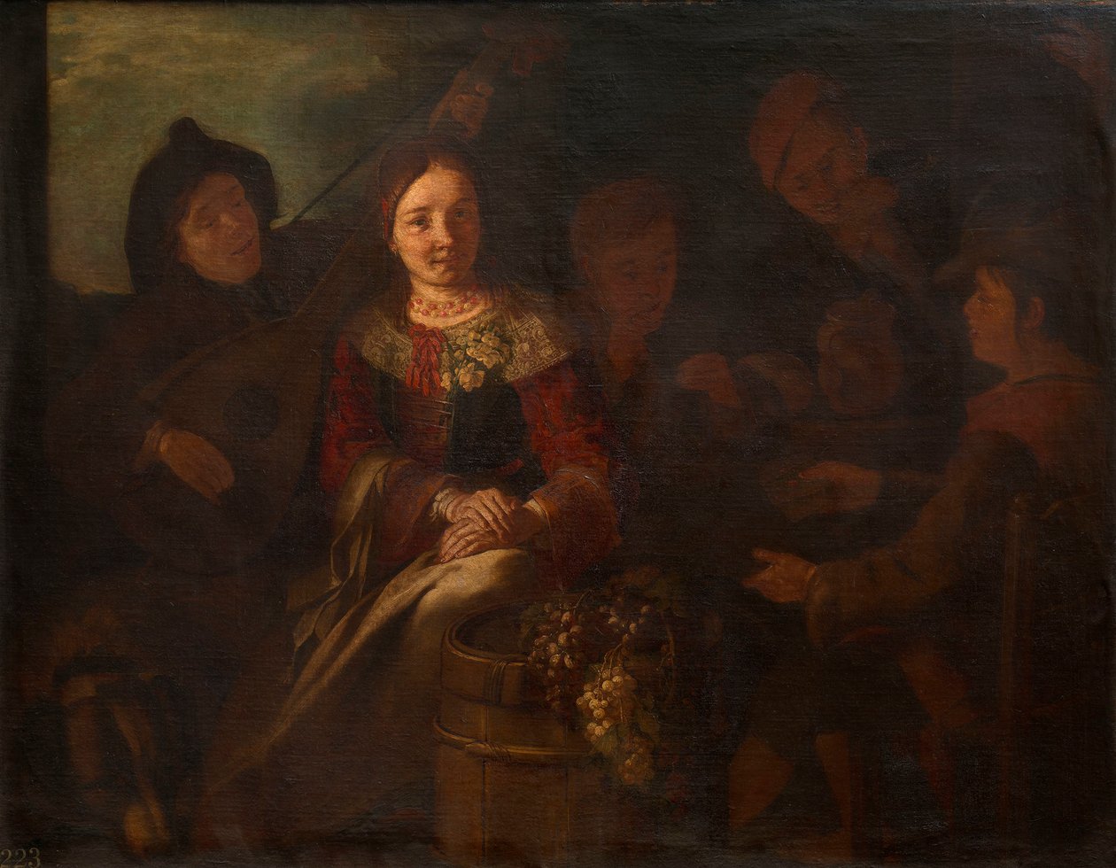 Una agrupación campesina de Giacomo Francesco Cipper