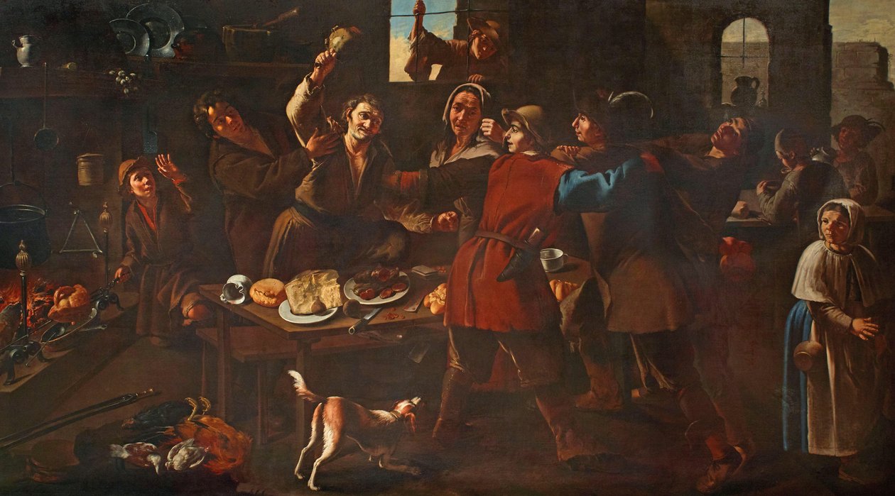 La Pelea de Giacomo Francesco Cipper
