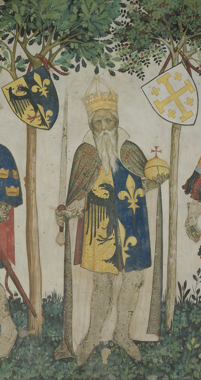 Carlomagno de Los Nueve Dignos, 1418-30 de Giacomo Jaquerio