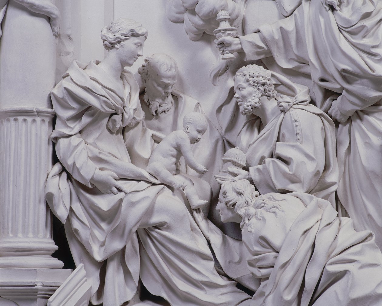 Adoración de los Reyes Magos de Giacomo Serpotta