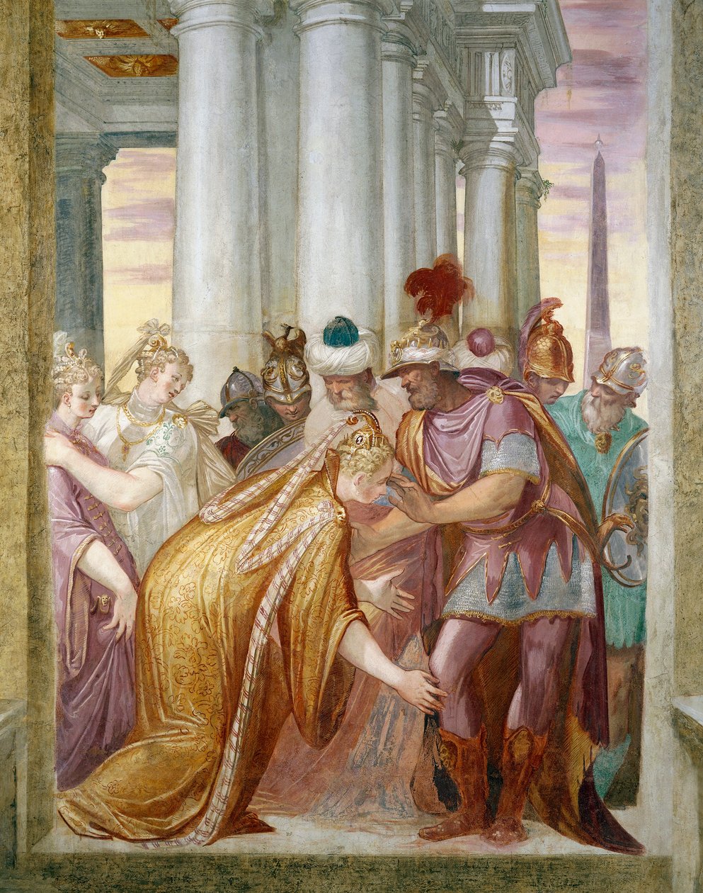 Sofonisba implora a Masinisa de Giambattista Zelotti