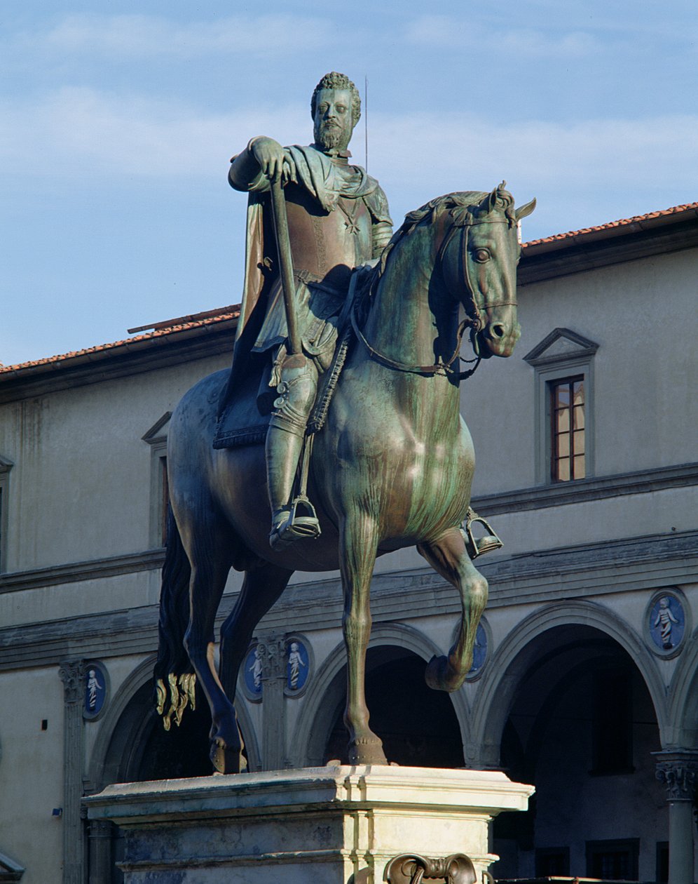 Estatua Ecuestre del Gran Duque Fernando (detalle) de Giambologna