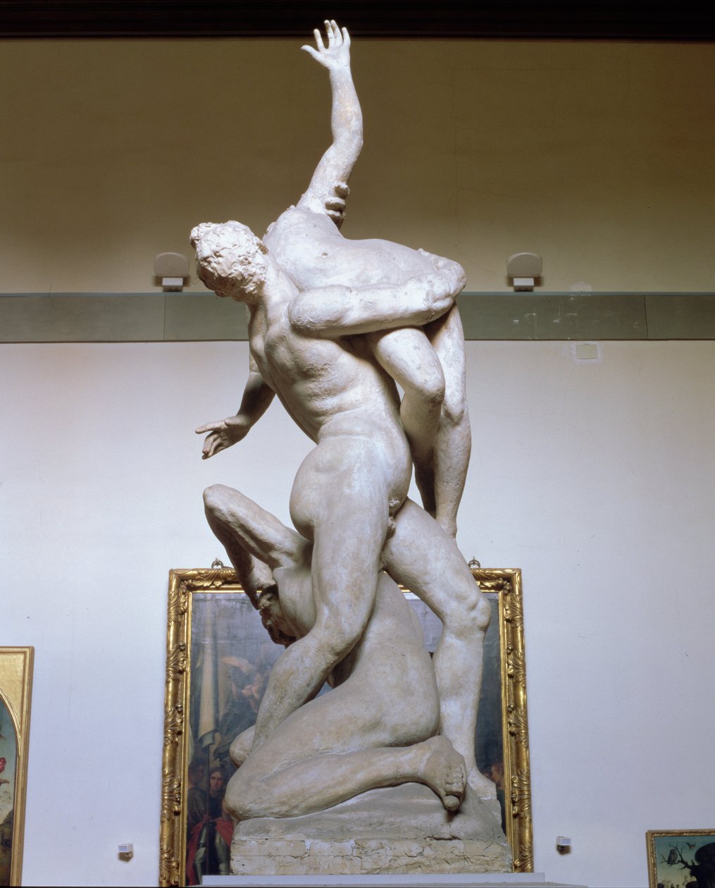 El rapto de las sabinas, c.1583 (plaster) de Giambologna