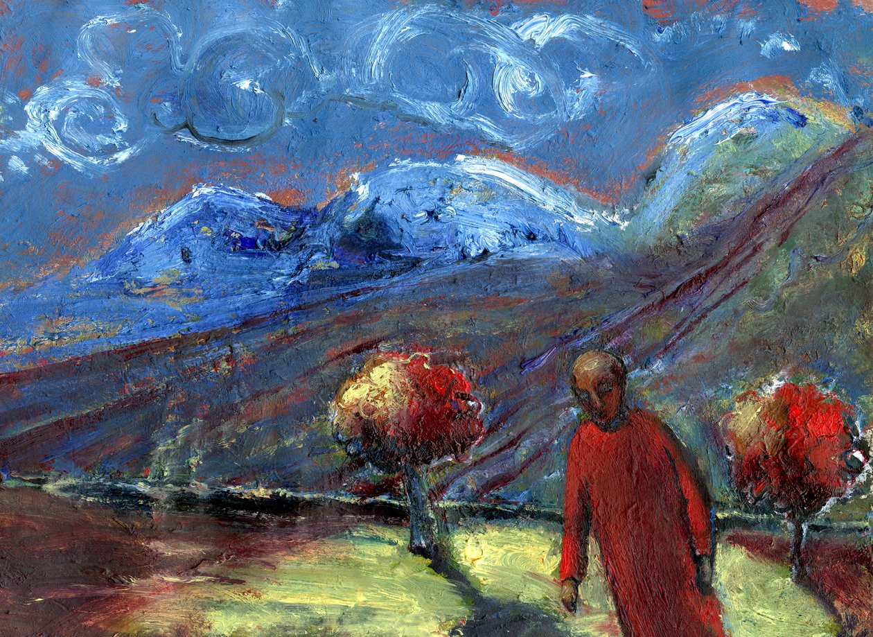 Paseo en las Montañas Azules, Otoño, 2015 de Gigi Sudbury