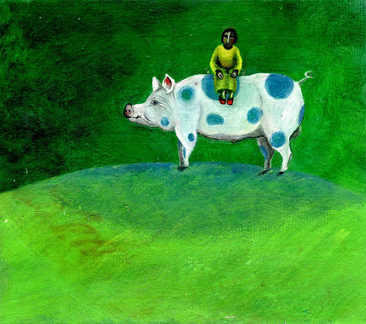 Mi cerdo azul con manchas me llevó a casa, 2003 de Gigi Sudbury