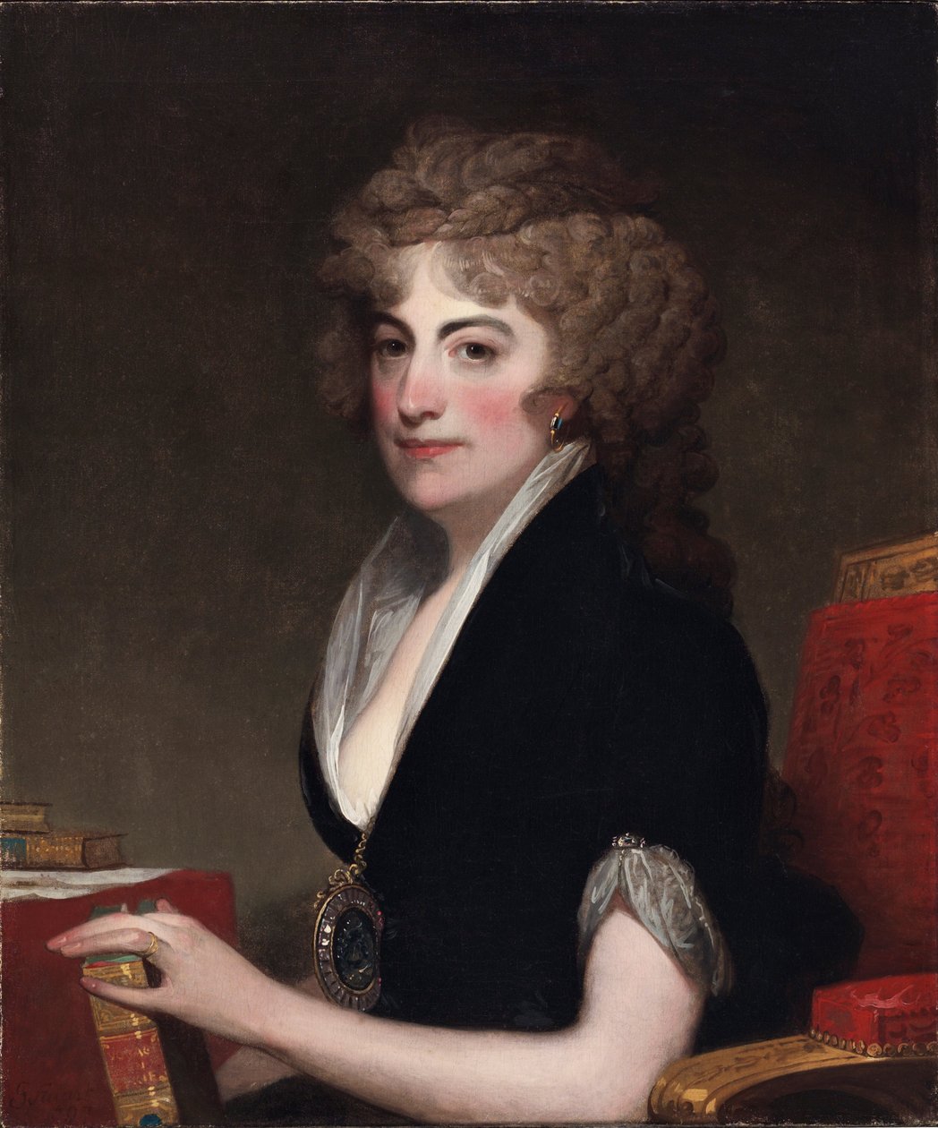 Retrato de Anne Willing Bingham de Gilbert Stuart