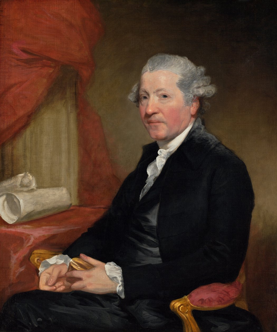 Retrato de Sir Joshua Reynolds de Gilbert Stuart