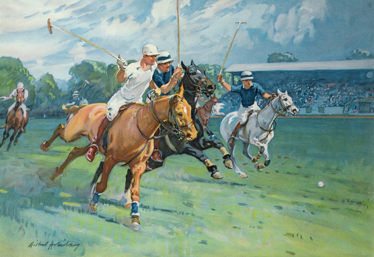 Polo en Hurlingham, La Copa Westchester, 1936 de Gilbert Holiday