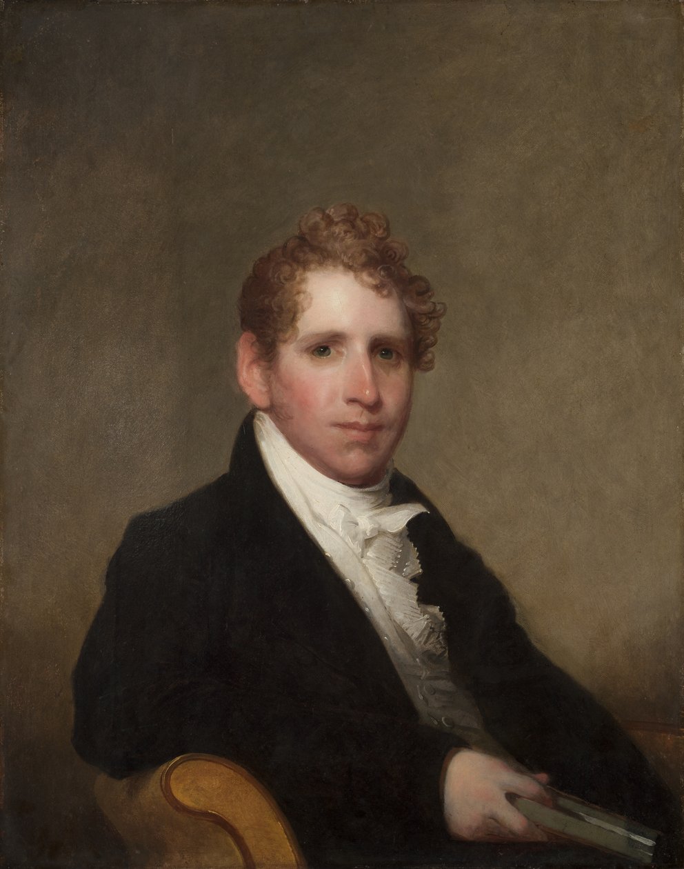 Dr. James Stuart, c.1815 (óleo sobre madera) de Gilbert Stuart