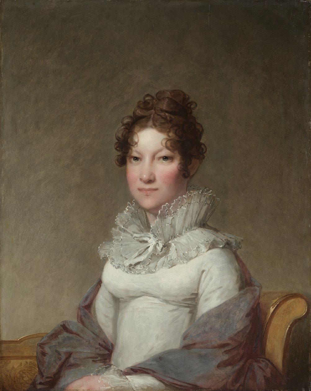 Mary Campbell Stuart, c.1815 (óleo sobre madera) de Gilbert Stuart