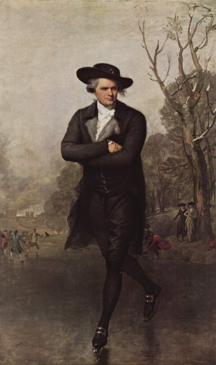 El patinador (Retrato de William Grant) de Gilbert Stuart