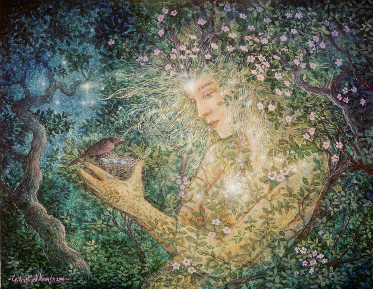 Espíritu de primavera, 2001 (acrílico sobre tabla) de Gilbert Williams