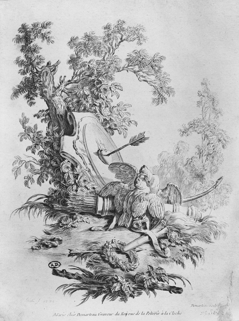 Los dos palomas, ilustración para las 
