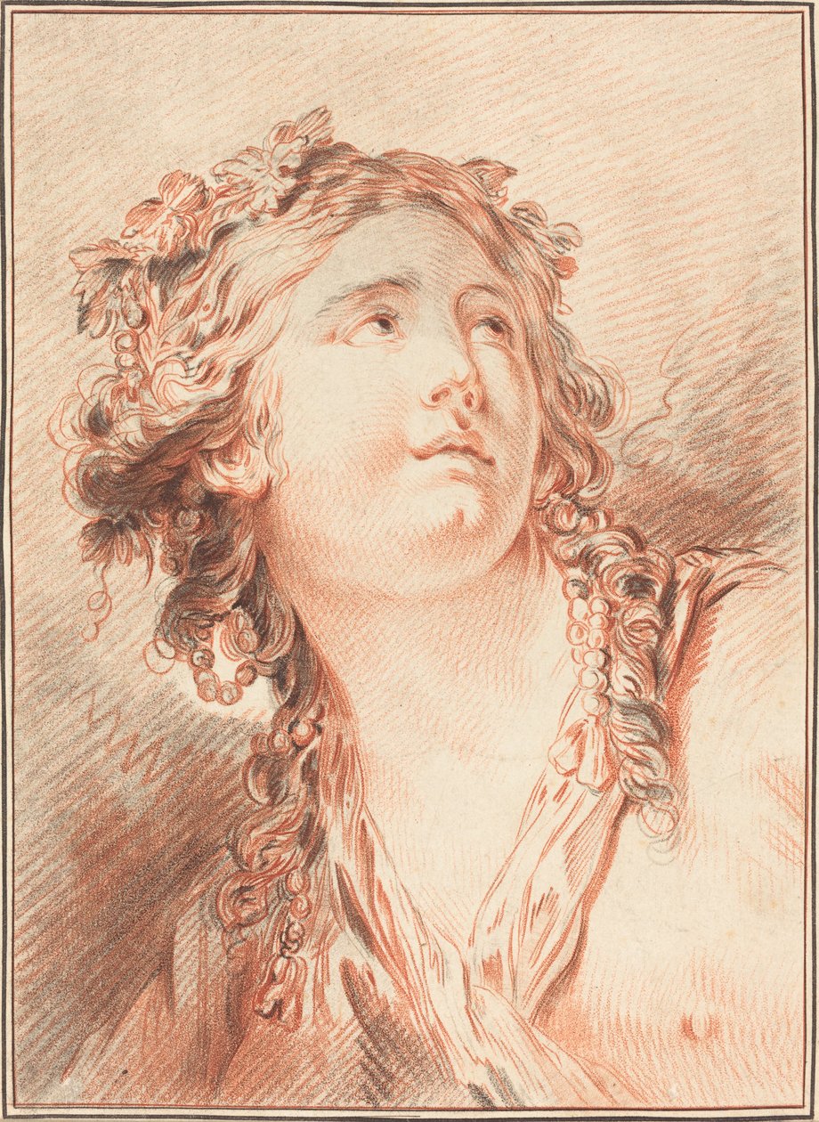 Cabeza de una Joven de Gilles Demarteau