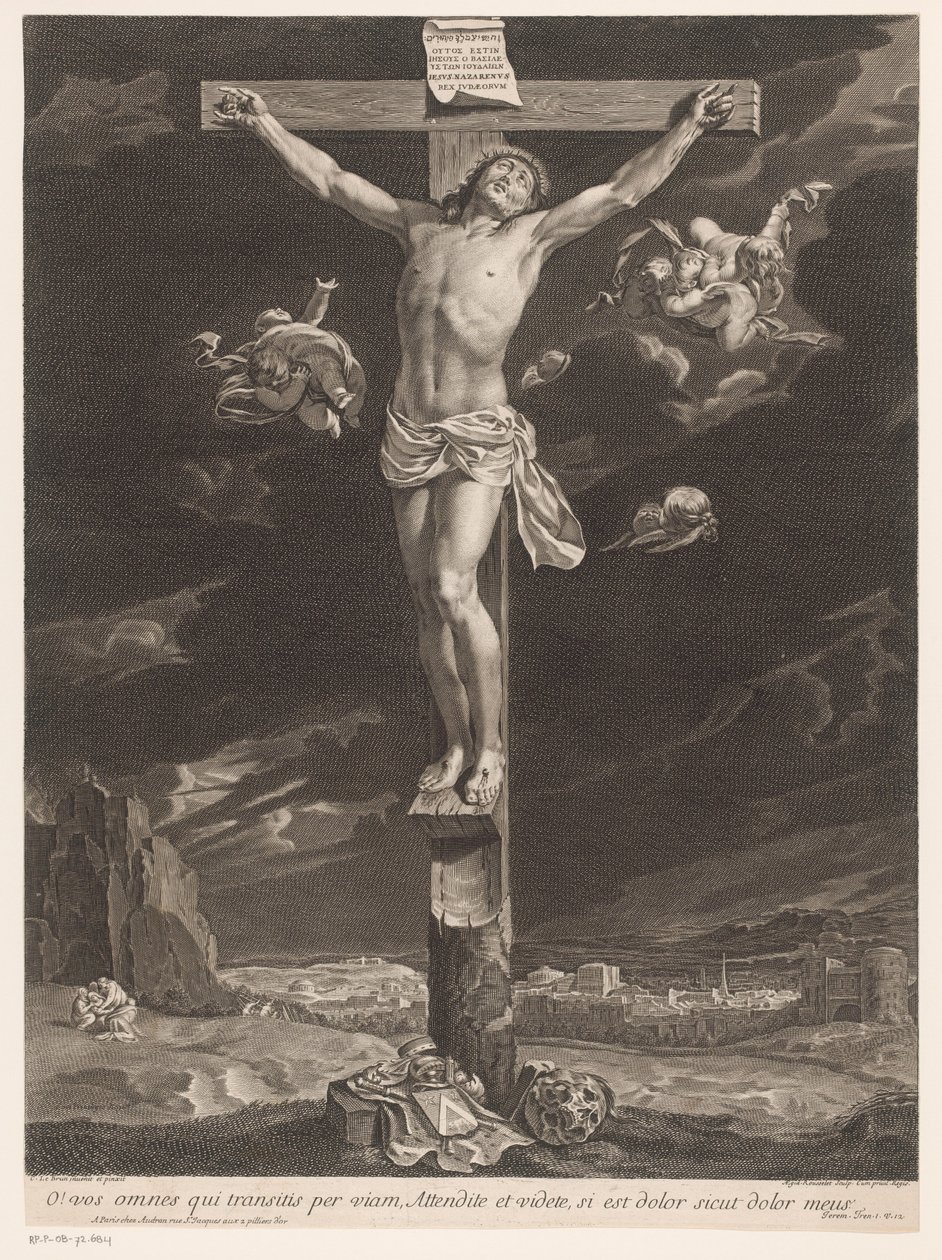 Cristo en la cruz de Gilles Rousselet