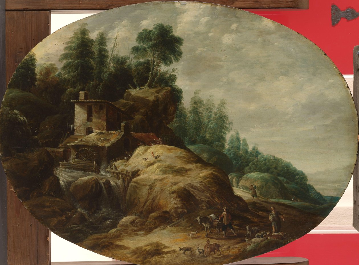 Molino de agua junto a un bosque de Gillis Peeters (I)