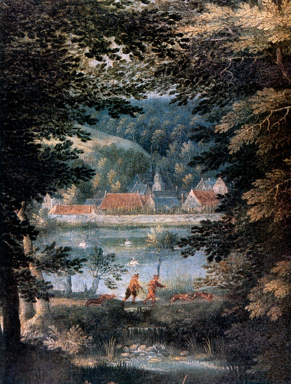 Paisaje, siglo XVI de Gillis van Coninxloo