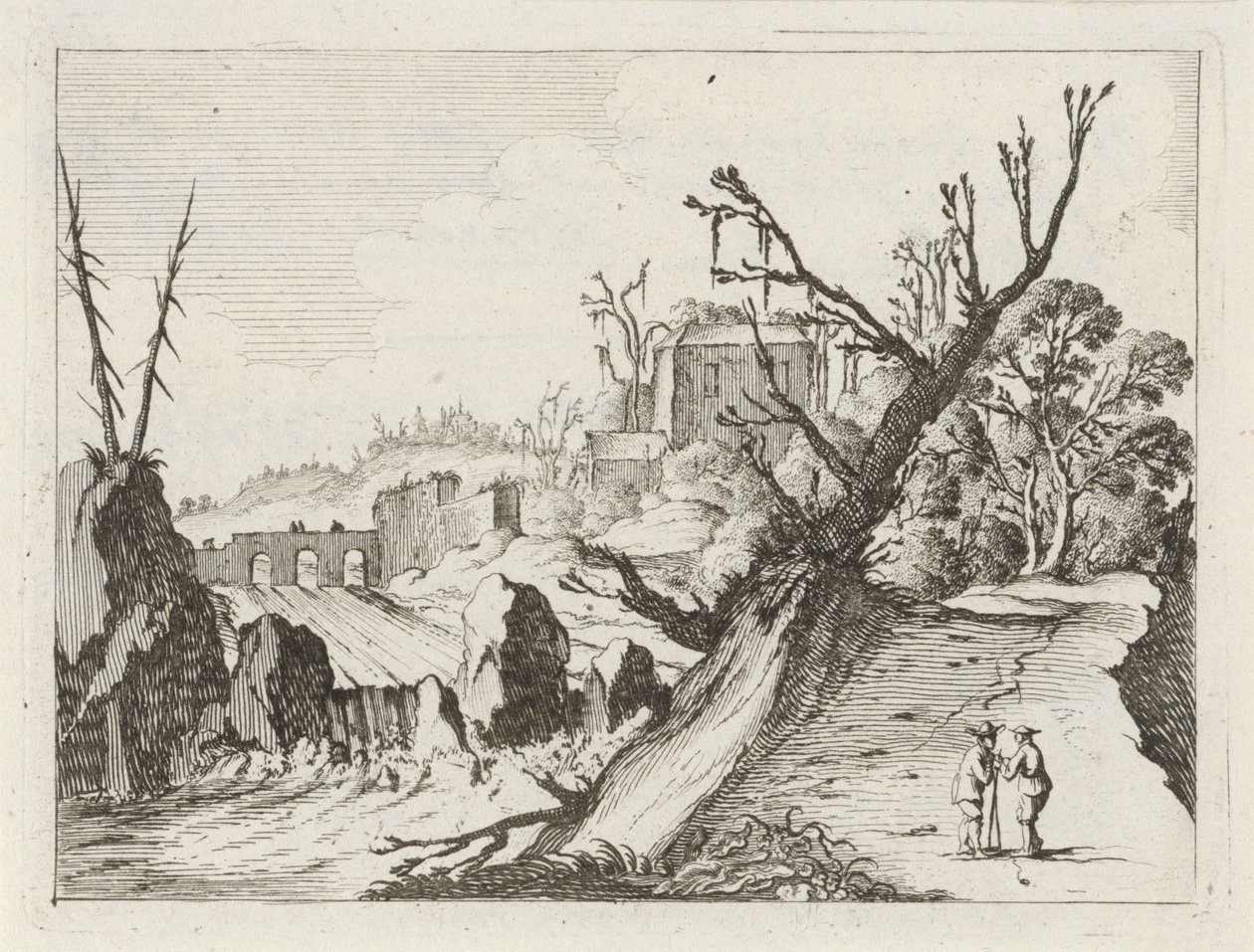 Cascada Siete paisajes (título de la serie) de Gillis van Scheyndel (I)
