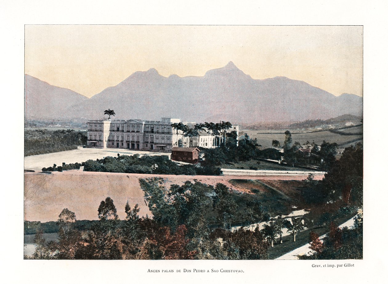 Palacio de Don Pedro, Brasil, siglo XIX de Gillot