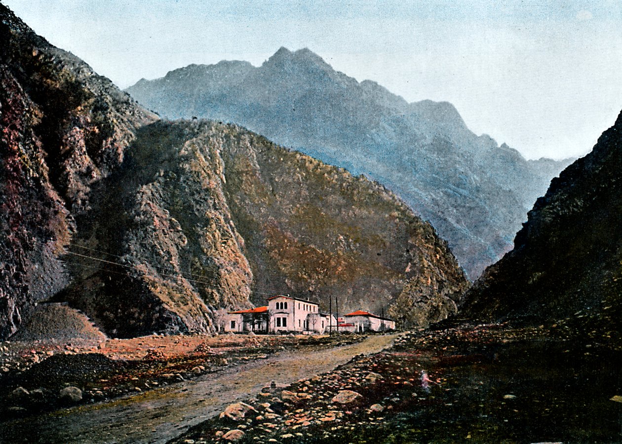 Estación en una carretera militar, Kaichaour, c. 1890 de Gillot