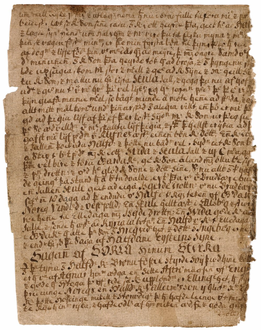 Sörla saga sterka F. 8v de Rask 32 de Gilwellian