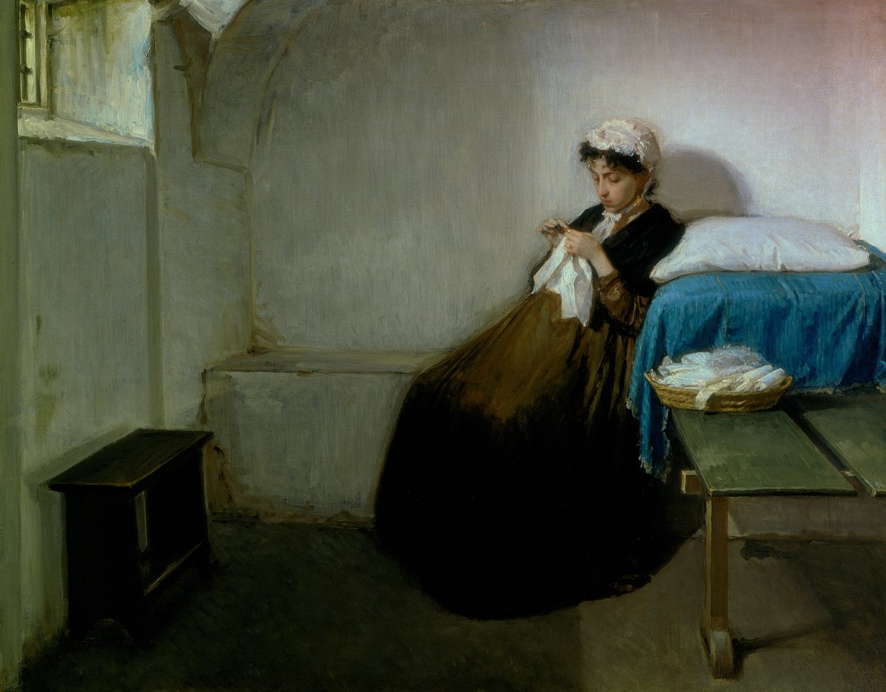 Luisa Sanfelice en prisión, 1877 de Gioacchino Toma